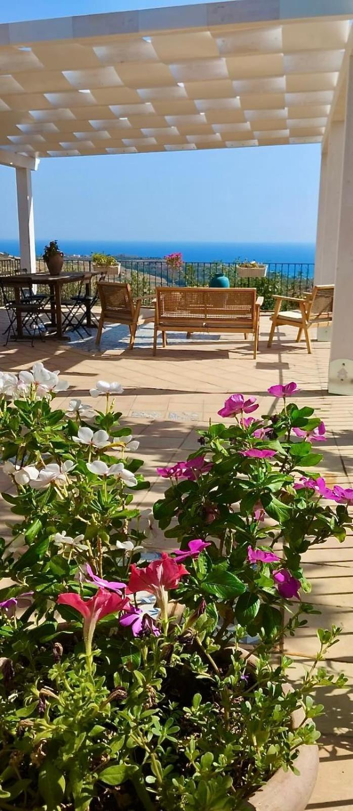 Villa Immersa In Oliveto Vista Mare Шака Екстериор снимка